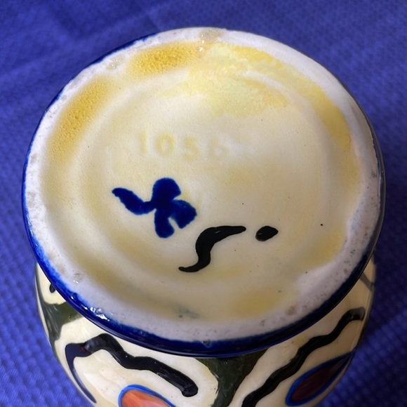 Czech Ditmar Urbach Art Déco Vase 7.75” tall - Picture 4 of 6